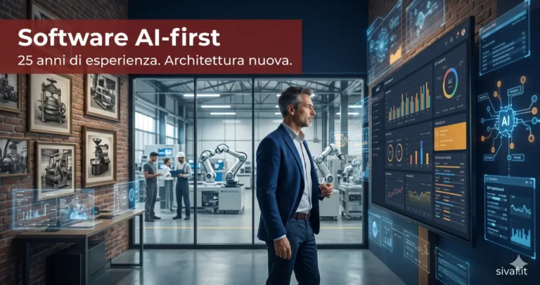 Software AI-first per PMI italiane: esperienza manifatturiera e tecnologia AI-first