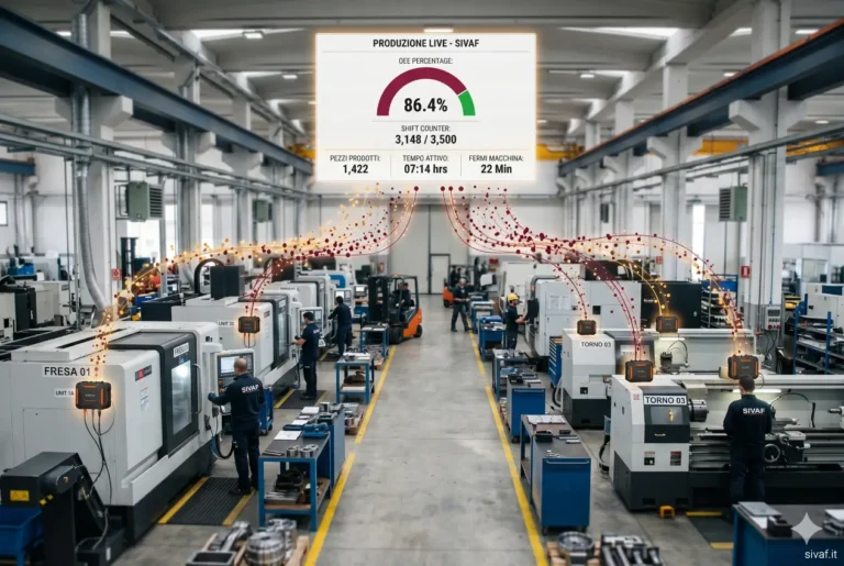 MES AI-first per il controllo produzione in tempo reale in una PMI manifatturiera