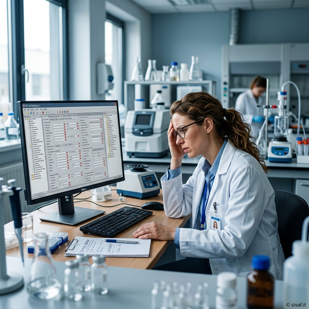 Confronto LIMS per PMI manifatturiere: carta, LIMS tradizionale o software che si adatta al laboratorio? 2 Software LIMS tradizionale con configurazione rigida in laboratorio