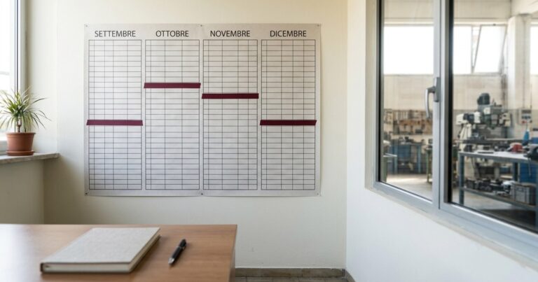 Piano investimenti software: calendario dell’ultimo trimestre in una PMI manifatturiera